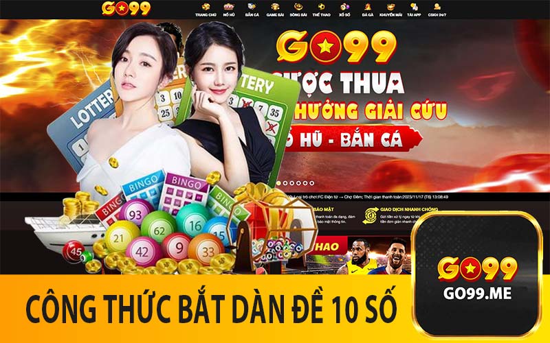 Công thức bắt dàn đề 10 số